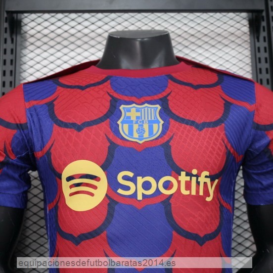 Nuevo Tailandia Jugadores Especial Camiseta Barcelona 24/25 Rojo Azul Baratas